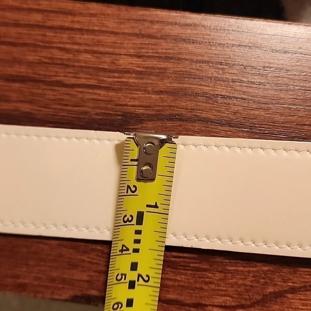 J Ferrar leather wide tan belt size small